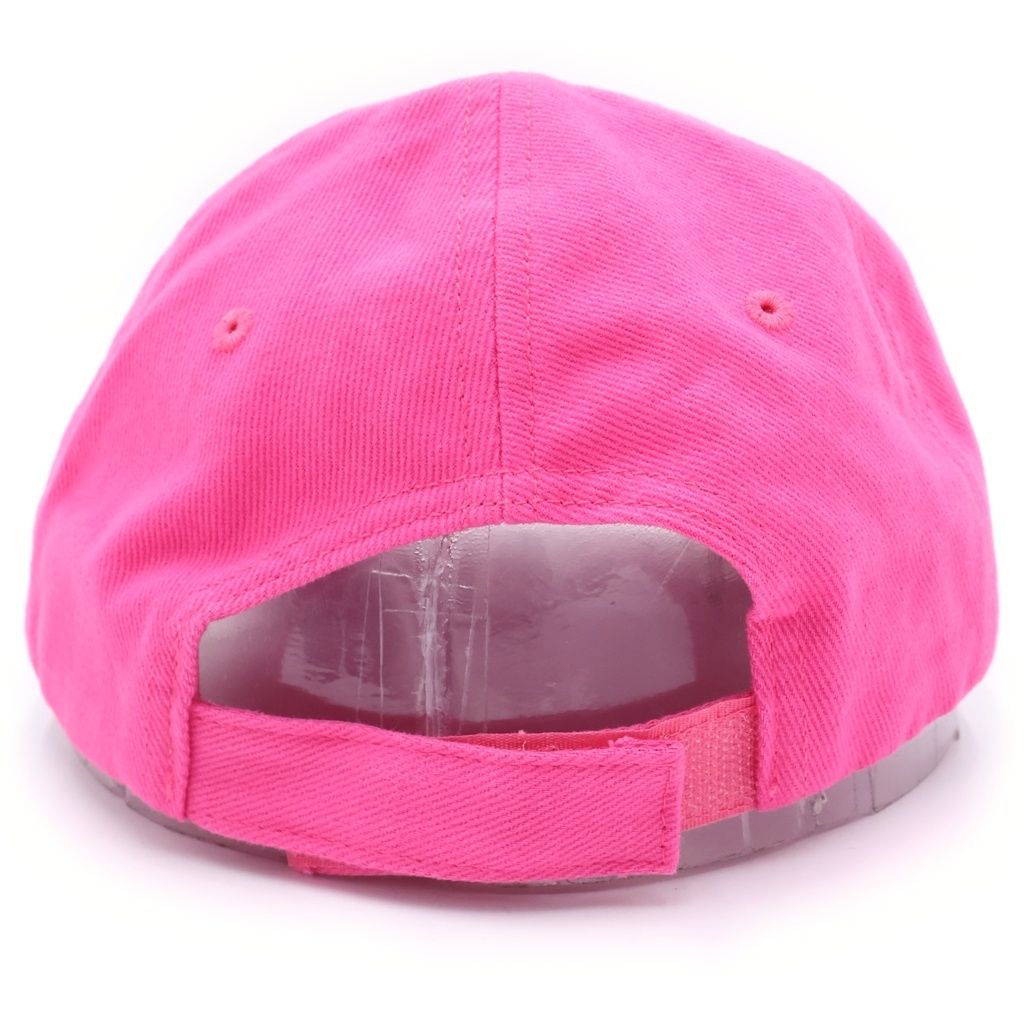 Balenciaga Logo Cap Embroidery Baseball Cap Hat Pink — view 2