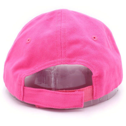 Balenciaga Logo Cap Embroidery Baseball Cap Hat Pink — view 2