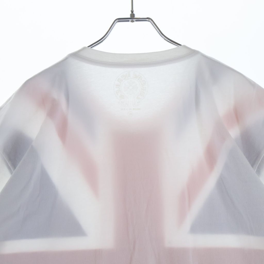 Chrome Hearts Union Jack Neck Logo Tee T-Shirt — view 4