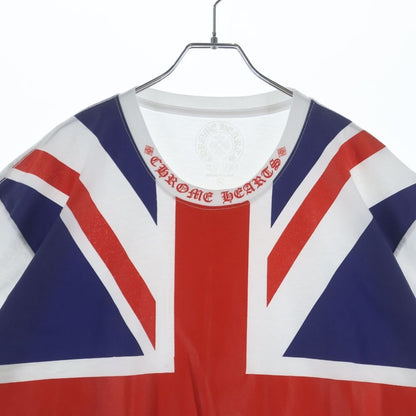 Chrome Hearts Union Jack Neck Logo Tee T-Shirt — view 3