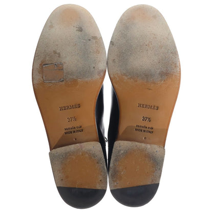Hermes Kelly Jump Boots Long Black Leather — view 5