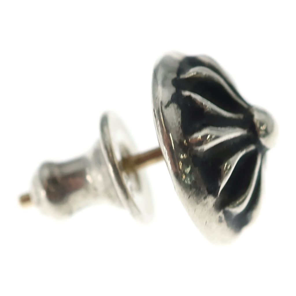Chrome Hearts Stud Crsbll Cross Ball Earrings Silver — view 4