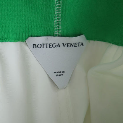 Bottega Veneta Rib Knit Logo Embroidery Cotton Shorts White — view 7
