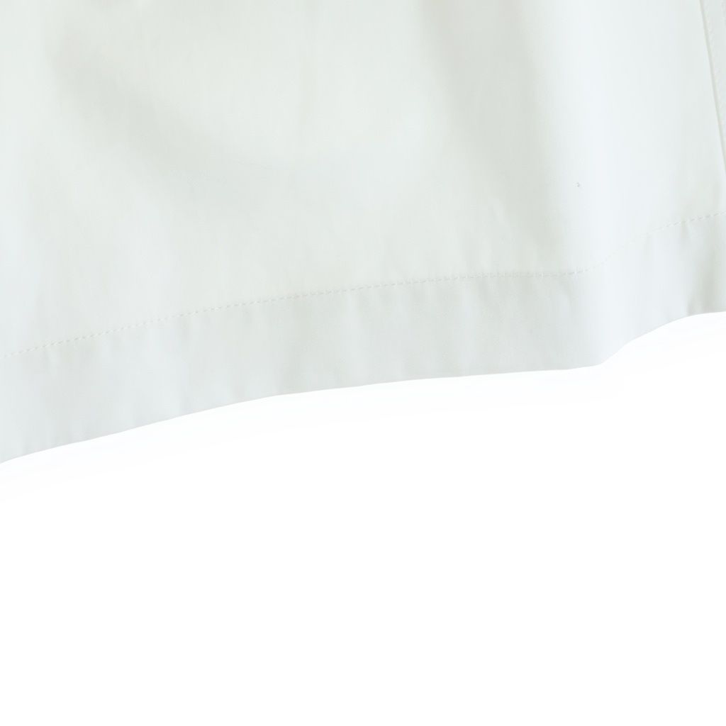 Bottega Veneta Rib Knit Logo Embroidery Cotton Shorts White — view 5