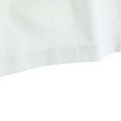 Bottega Veneta Rib Knit Logo Embroidery Cotton Shorts White — view 5