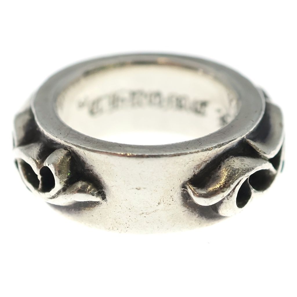 Chrome Hearts Dbl Narrow Vine Band Double Ring Silver — view 4