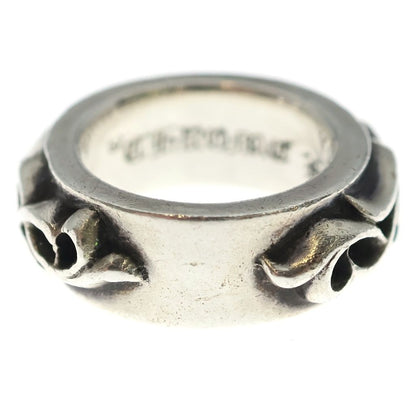 Chrome Hearts Dbl Narrow Vine Band Double Ring Silver — view 4