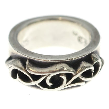 Chrome Hearts Dbl Narrow Vine Band Double Ring Silver — view 2