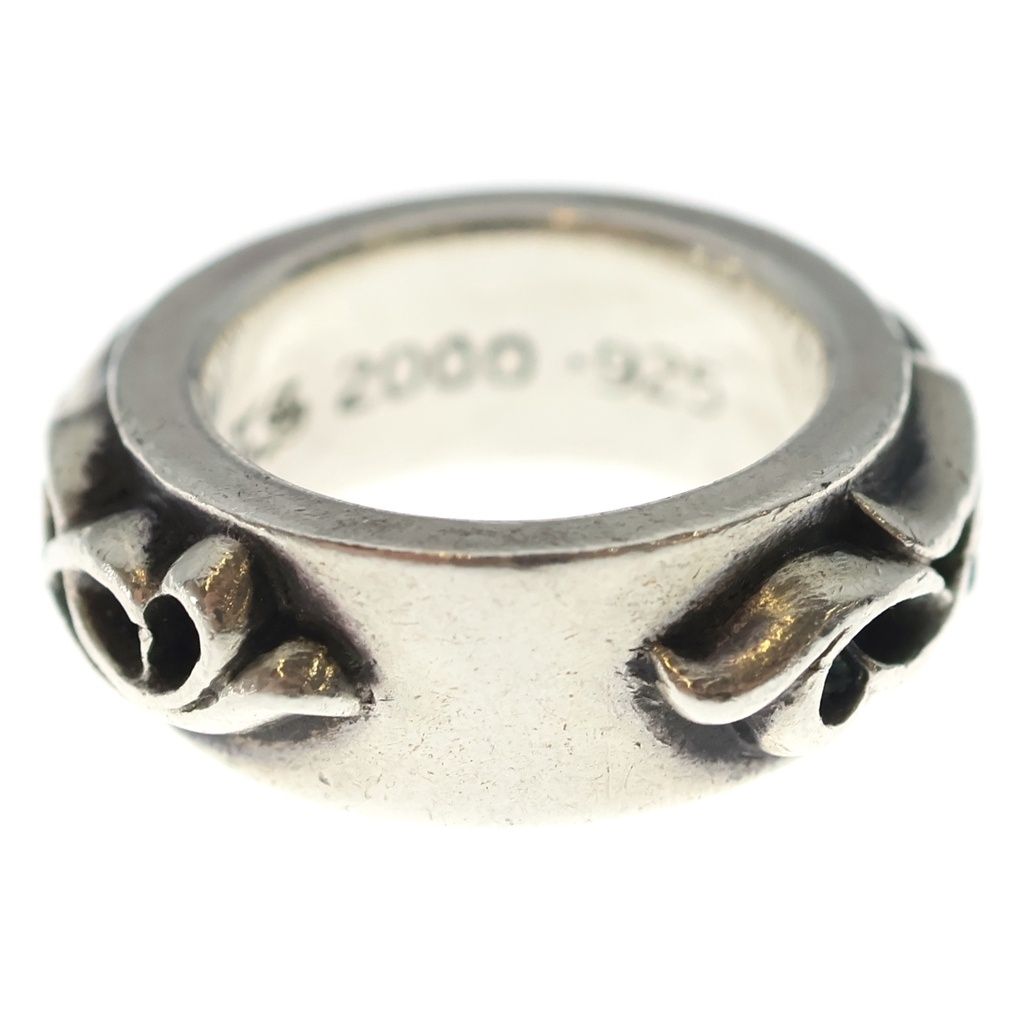Chrome Hearts Dbl Narrow Vine Band Double Ring Silver — view 3