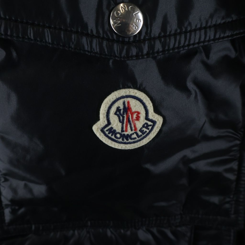 Moncler Wollaston Zip Up Jacket Black — view 5