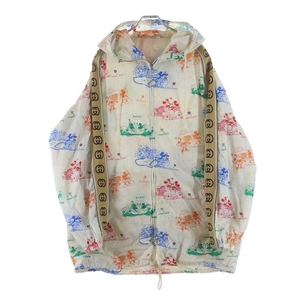 Gucci Disney Character Print Zip Up Nylon Hooded Jacket Multicolor Zadkh