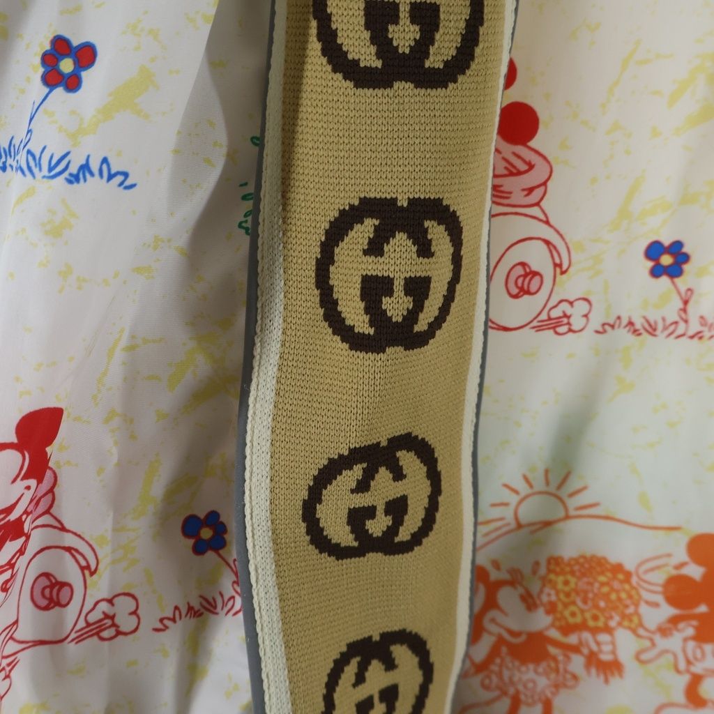 Gucci Disney Character Print Zip Up Nylon Hooded Jacket Multicolor Zadkh — view 5