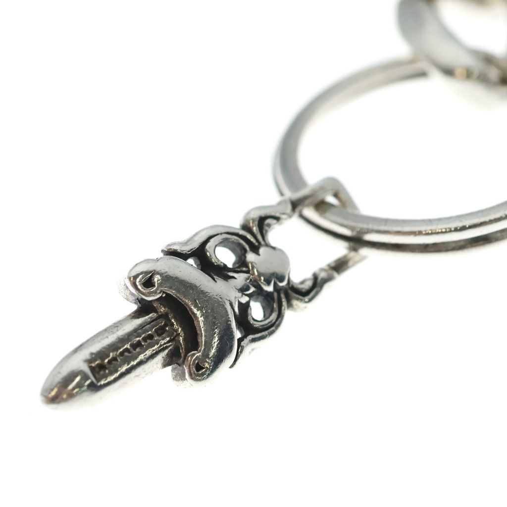 Chrome Hearts Clp Chn Fancy-s Short Fancy Link Key Chain Silver — view 5