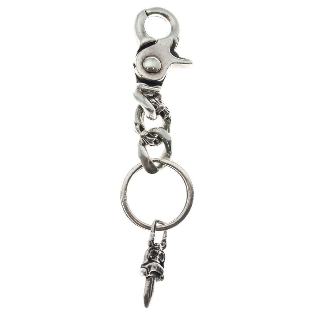 Chrome Hearts Clp Chn Fancy-s Short Fancy Link Key Chain Silver — view 2