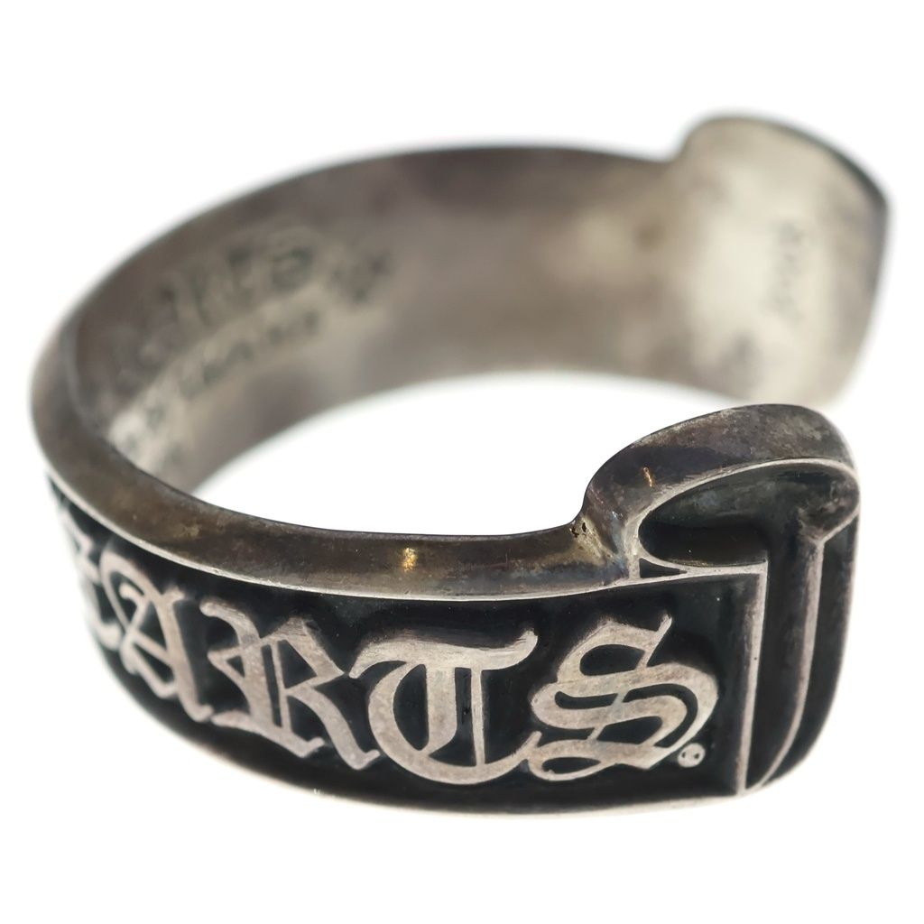 Chrome Hearts CH Scroll Label Calf Silver Bracelet — view 4