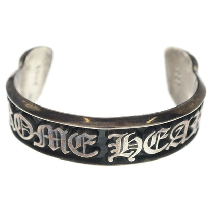 Chrome Hearts CH Scroll Label Calf Silver Bracelet