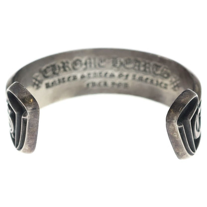 Chrome Hearts CH Scroll Label Calf Silver Bracelet — view 2