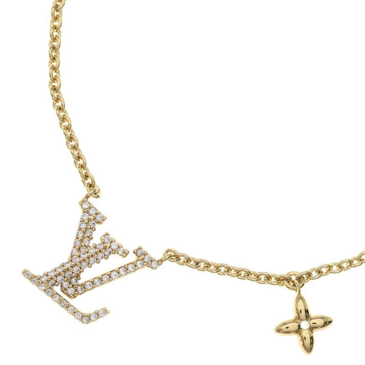 Louis Vuitton LV Iconic Rhinestone Pendant Gold
