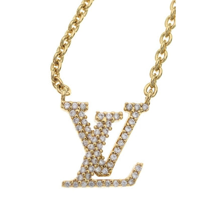 Louis Vuitton LV Iconic Rhinestone Pendant Gold — view 3