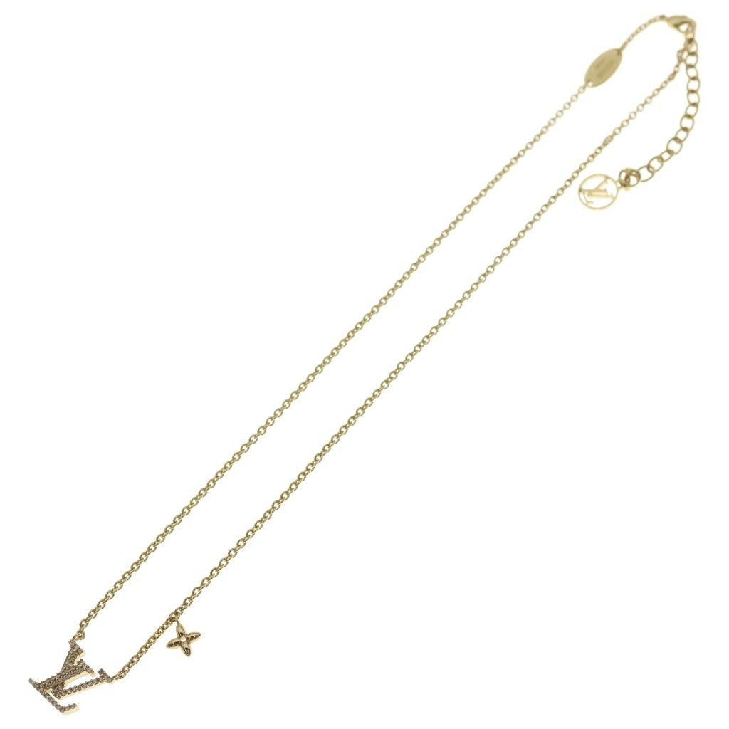 Louis Vuitton LV Iconic Rhinestone Pendant Gold — view 2