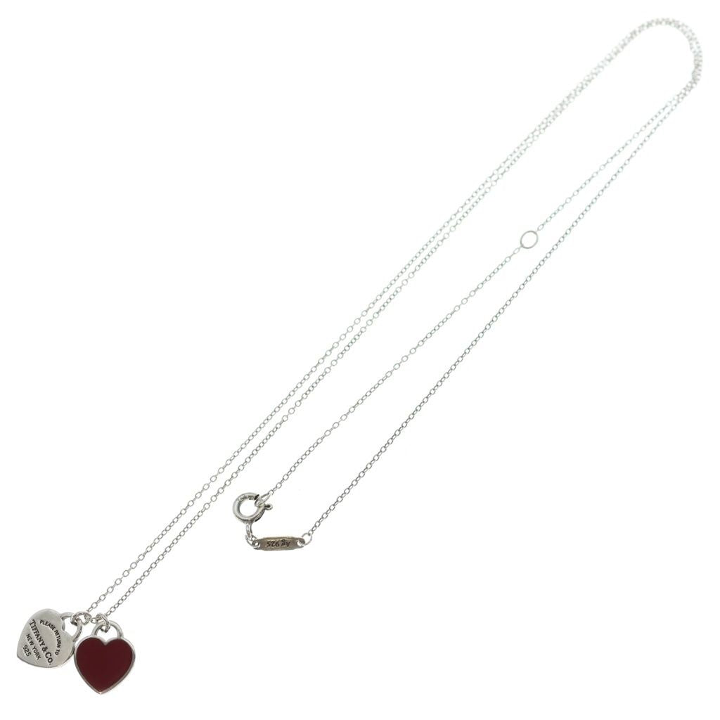 Tiffany & Co Return to Double Heart Pendant Chain Silver — view 2
