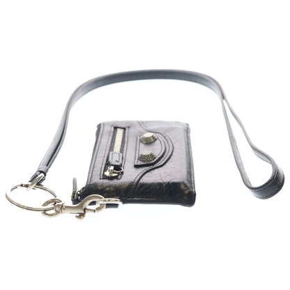 Balenciaga le Cagole Card Case on Strap Bag le Fragment with Neck Black — view 3
