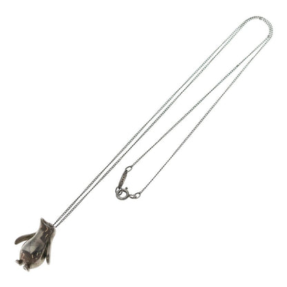 Tiffany & Co Penguin Motif Pendant Chain Silver — view 2