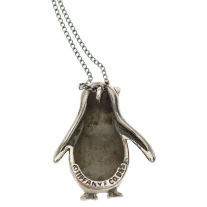 Tiffany & Co Penguin Motif Pendant Chain Silver — view 5