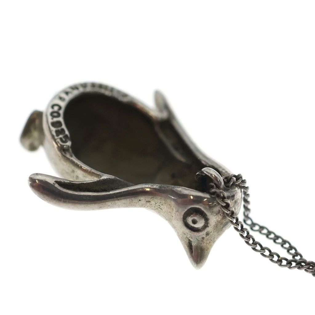 Tiffany & Co Penguin Motif Pendant Chain Silver — view 6