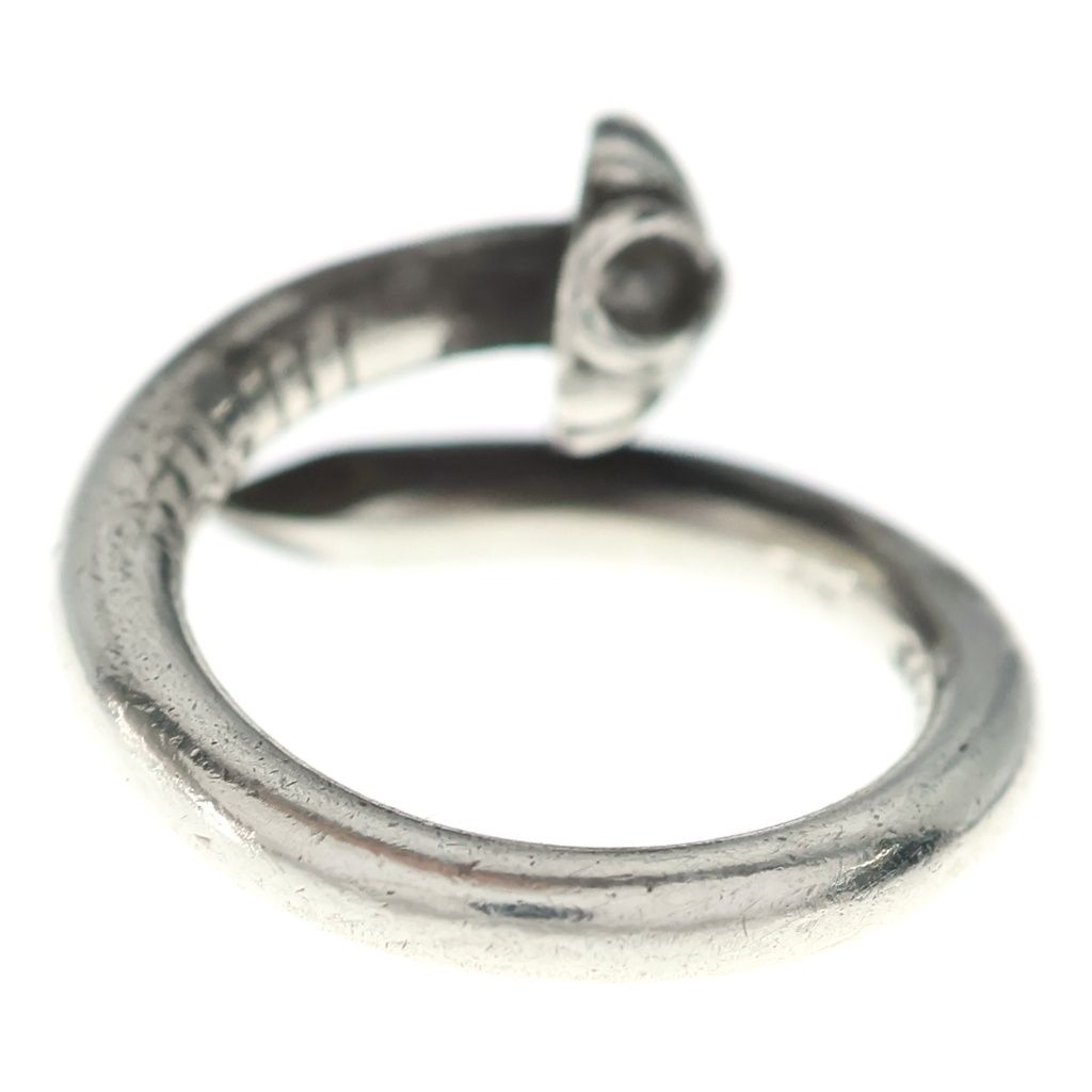 Chrome Hearts Nail Crsball Cross Ball Ring Silver — view 2