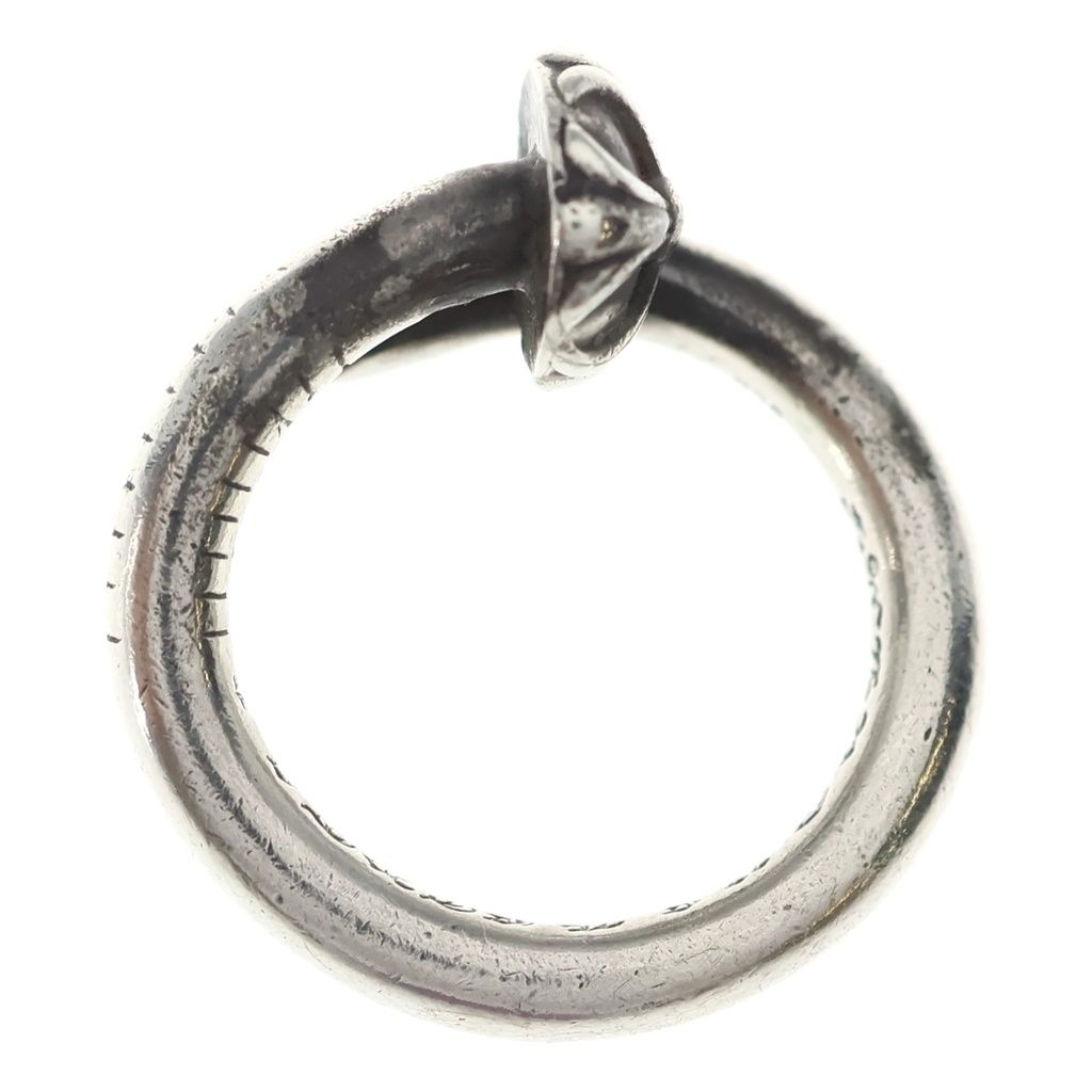 Chrome Hearts Nail Crsball Cross Ball Ring Silver — view 6