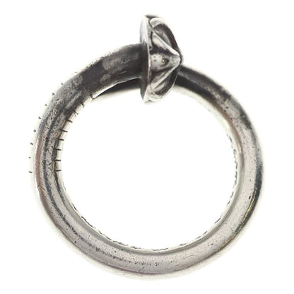 Chrome Hearts Nail Crsball Cross Ball Ring Silver — view 6