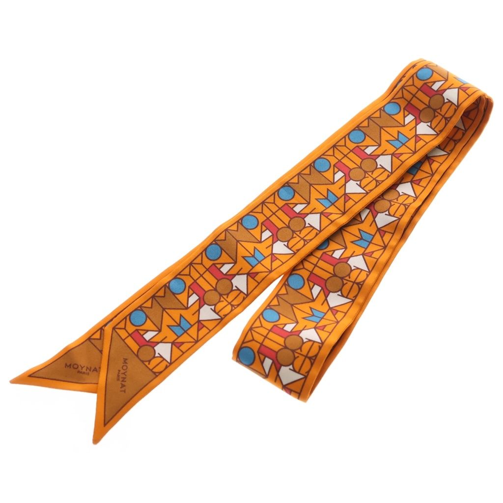 Hermes Moynat Silk Scarf All Over Pattern