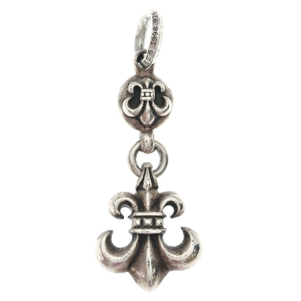 Chrome Hearts BS Fleur 1 Ball BS Flare Charm Silver Pendant — view 2