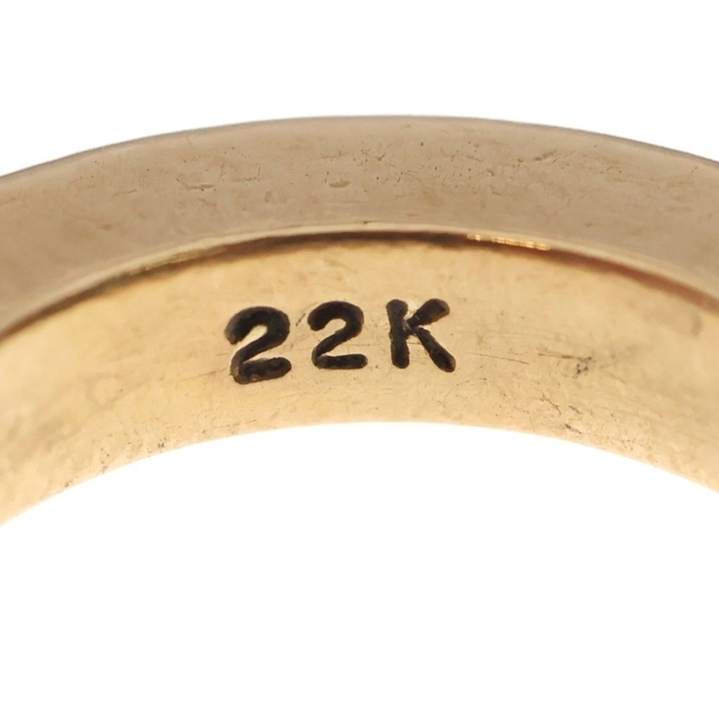 Chrome Hearts 22k 3 Spacer 3 Super You Gold Ring — view 5