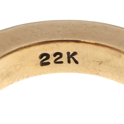 Chrome Hearts 22k 3 Spacer 3 Super You Gold Ring — view 5
