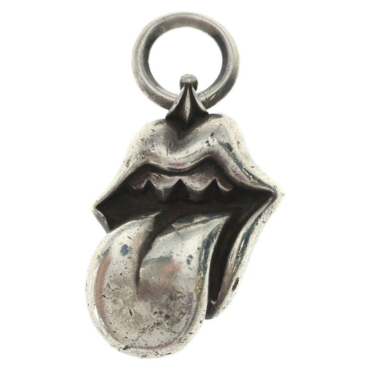 Chrome Hearts Lipstongue Pendant Lip and Tan Silver