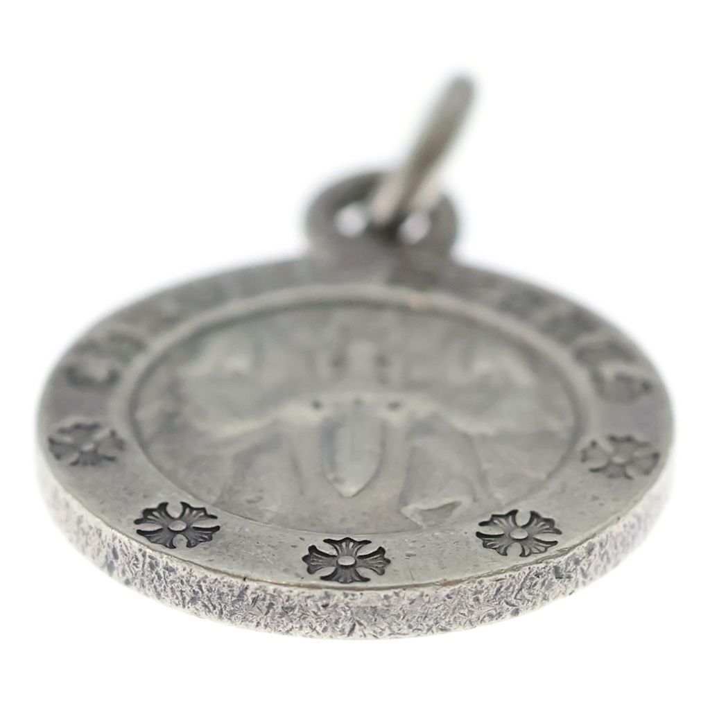 Chrome Hearts Chrm Angl Mdl V2 Angel Medal Charm Pendant Silver — view 5