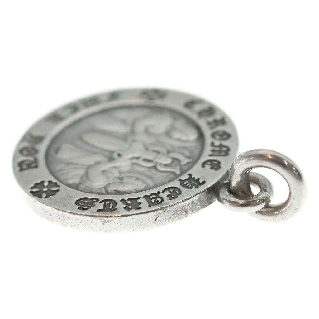 Chrome Hearts Chrm Angl Mdl V1 Angel Medal Charm Pendant Silver — view 6
