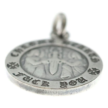 Chrome Hearts Chrm Angl Mdl V1 Angel Medal Charm Pendant Silver — view 5