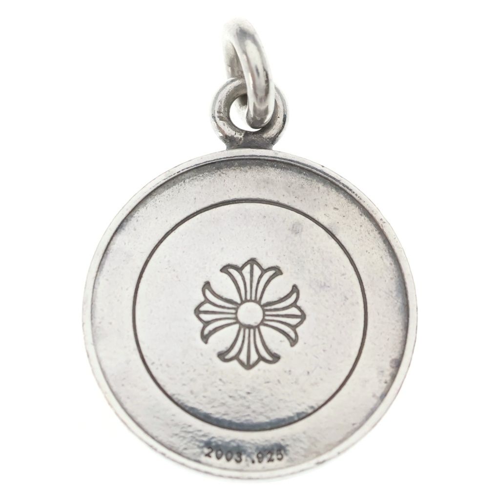 Chrome Hearts Chrm Angl Mdl V1 Angel Medal Charm Pendant Silver — view 2