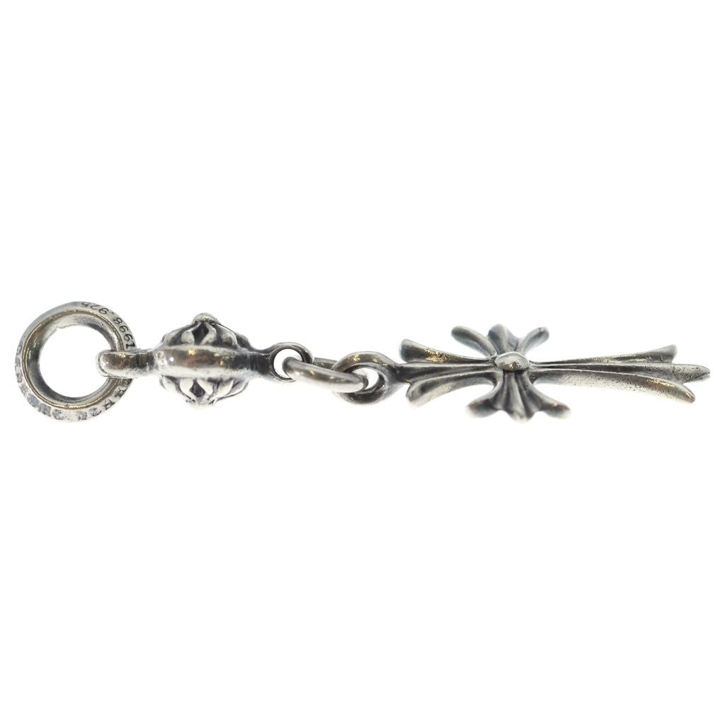 Chrome Hearts Tny CH Crs 1 Ball Tiny CH Cross Charm Pendant Silver — view 4