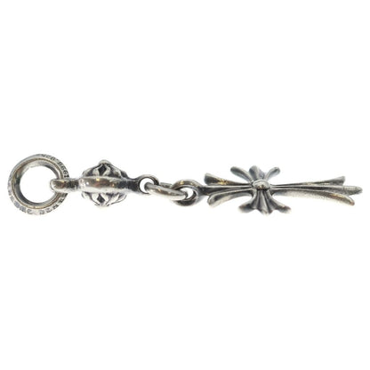 Chrome Hearts Tny CH Crs 1 Ball Tiny CH Cross Charm Pendant Silver — view 4