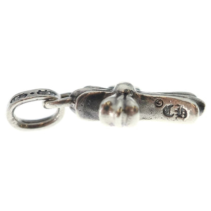 Chrome Hearts Crs Baby Fat Cross Pendant Silver — view 4