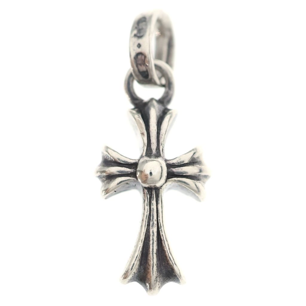 Chrome Hearts Crs Baby Fat Cross Pendant Silver — view 2