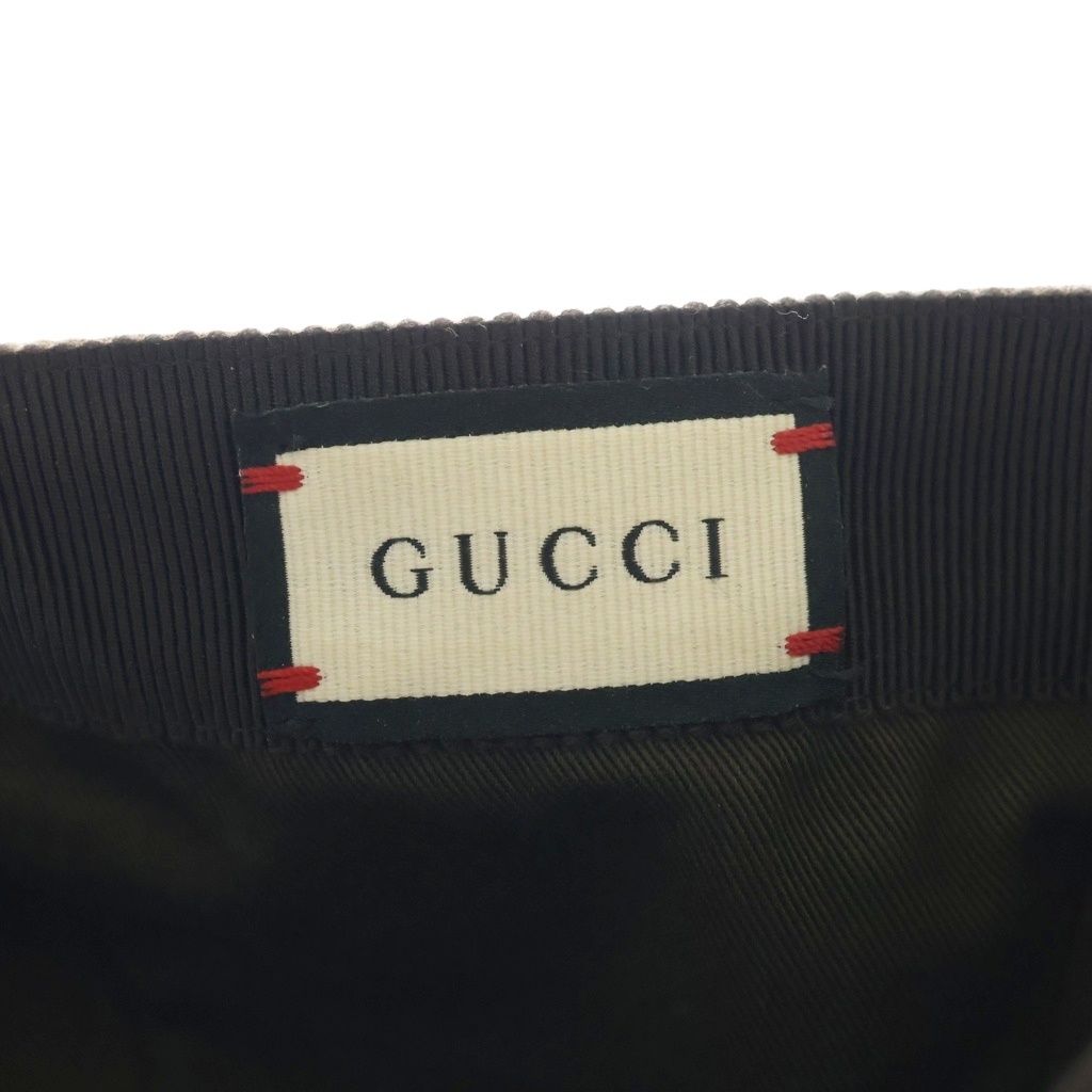 Gucci GG Canvas Sherry Line Baseball Cap Hat Brown Kqwbg — view 6