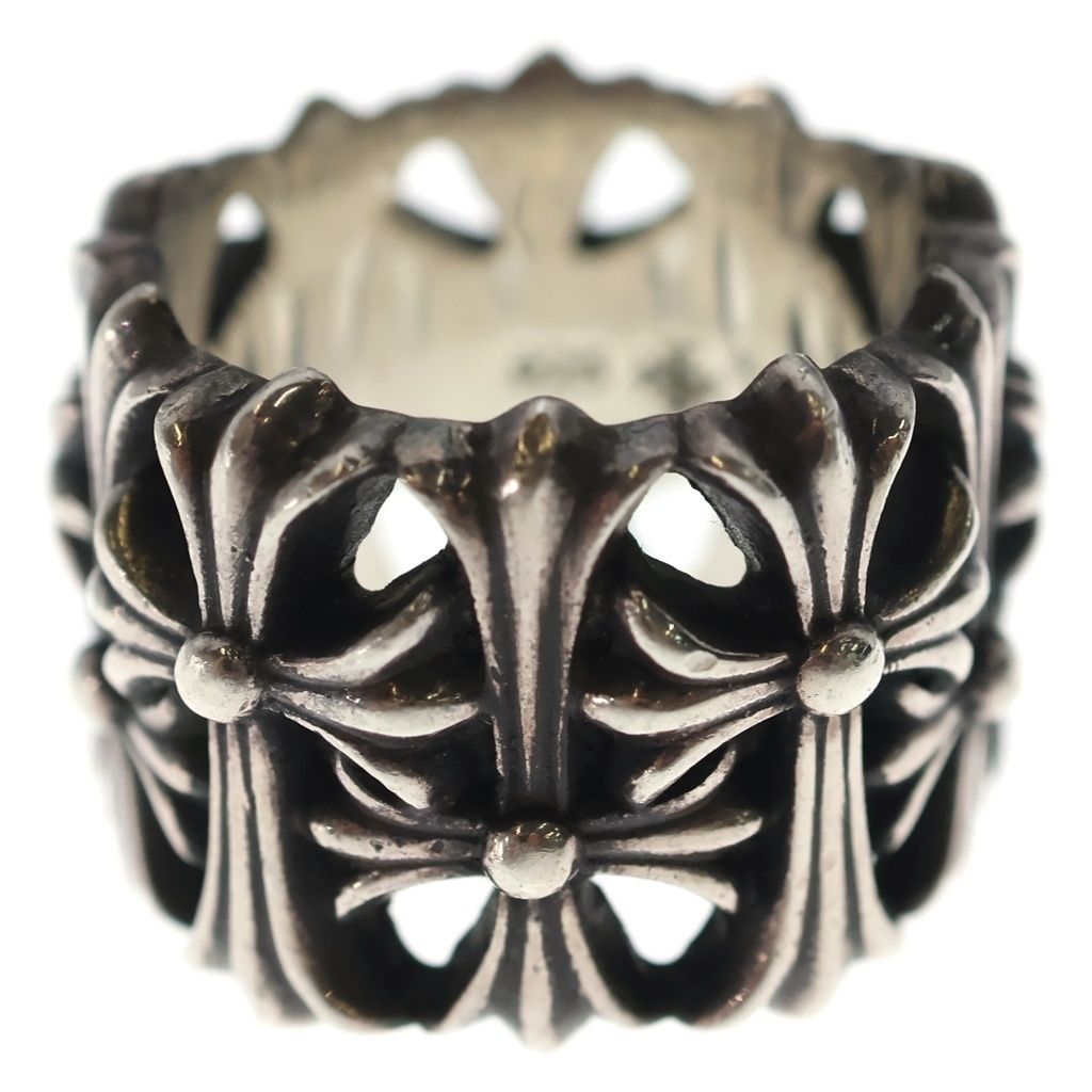 Chrome Hearts Cemetery Black Sling Silver Ring — view 4