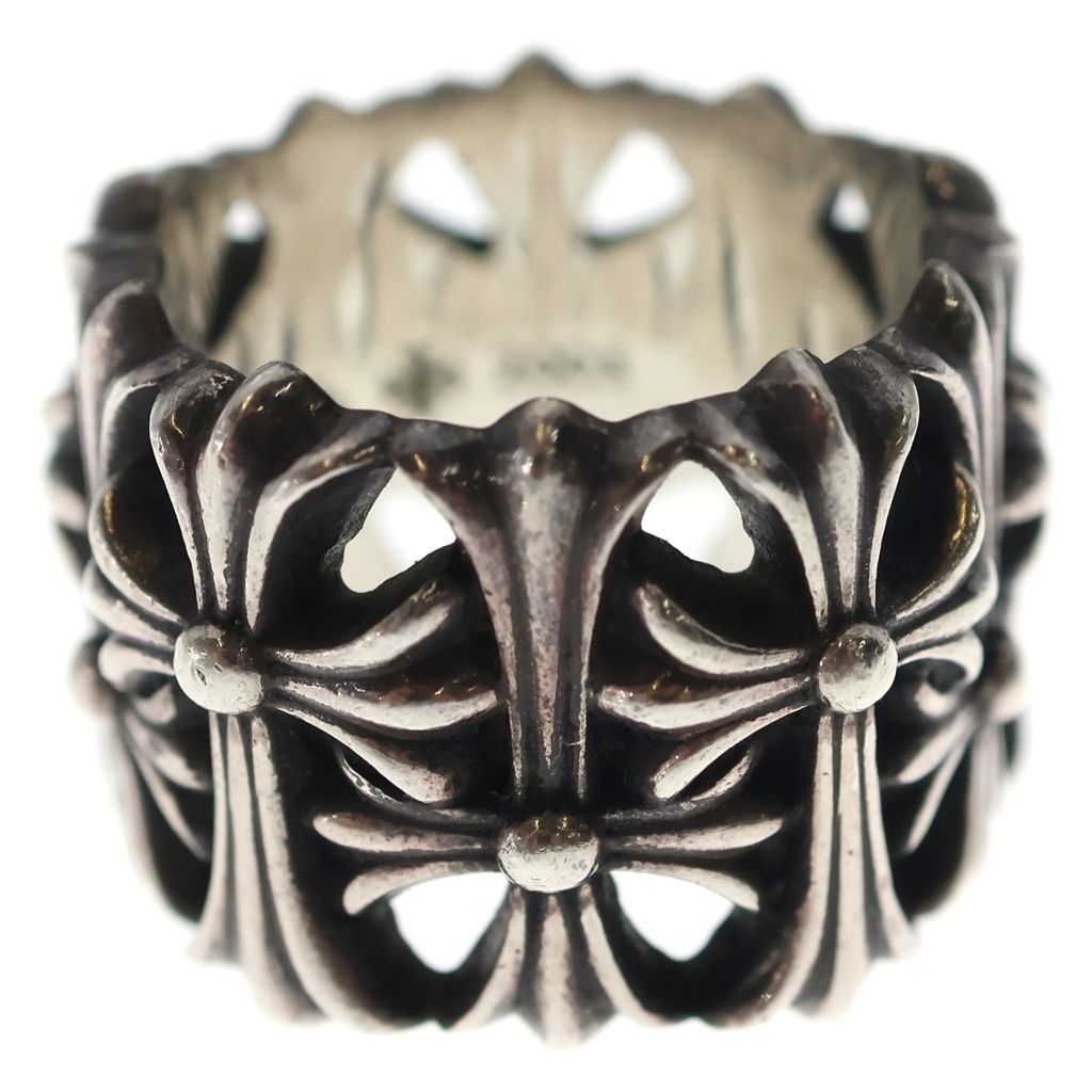 Chrome Hearts Cemetery Black Sling Silver Ring — view 3