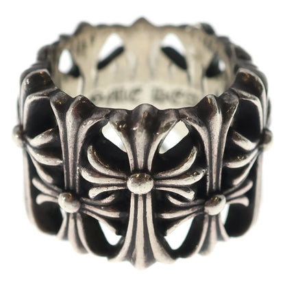 Chrome Hearts Cemetery Black Sling Silver Ring