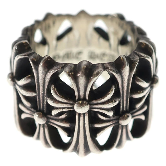 Chrome Hearts Cemetery Black Sling Silver Ring